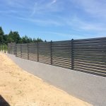 Segmentinės tvoros montavimas. Tvoros segmentas Žaliuzi 60/66